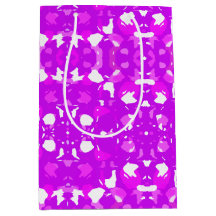 Marques symétriques roses et blanches