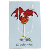 Sac Cadeau Moyen Martini Imaginaire Red Dragon (Dos)