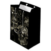Sac Cadeau Moyen Mascarade gothique foncé Mascarade Masques noir et (Dos Angle)