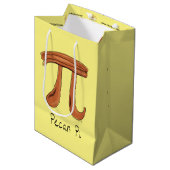 Sac Cadeau Moyen Math drôle Pecan Pi Thanksgiving Automne (Devant Angle)