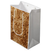 Sac Cadeau Moyen Matzah fraîchement cuit texture macro Photographie (Devant Angle)