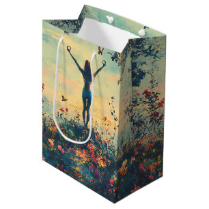 Sac Cadeau Moyen Méditation sereine au lever du soleil (1)