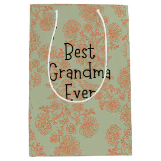 Sac Cadeau Moyen Meilleure grand-mère