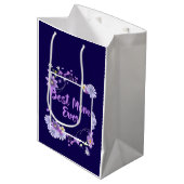 Sac Cadeau Moyen Meilleure maman jamais (Devant Angle)