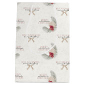 Sac Cadeau Moyen Mele Kalikimaka, Noël Hawaïen (Dos)