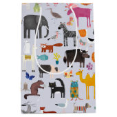 Sac Cadeau Moyen Ménagerie animale (Devant)