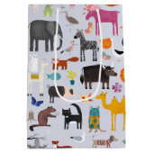 Sac Cadeau Moyen Ménagerie animale (Dos)