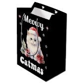 Sac Cadeau Moyen Meowy Catmas (Dos Angle)