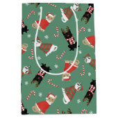 Sac Cadeau Moyen Meowy Christmas Cats (Devant)