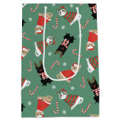 Sac Cadeau Moyen Meowy Christmas Cats (Dos)