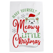 Sac Cadeau Moyen Meowy Little Christmas (Dos)