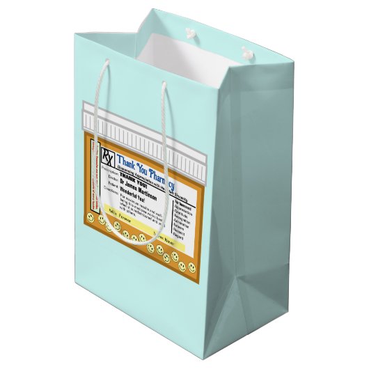 Sac Cadeau Moyen Merci (Dos Angle)