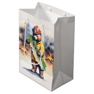 Sac Cadeau Moyen Merci à California Firefighter