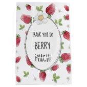 Sac Cadeau Moyen Merci Berry Beaucoup de fraise (Dos)