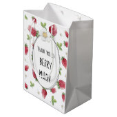 Sac Cadeau Moyen Merci Berry Beaucoup de fraise (Dos Angle)