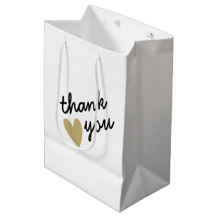 Sac Cadeau Moyen Merci simple et simple