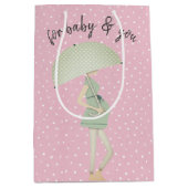 Sac Cadeau Moyen Mère attenante avec parapluie (Devant)