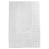 Sac Cadeau Moyen Mère attenante sur Grey En vichy (Dos)