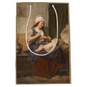 Sac Cadeau Moyen Mère tenant son enfant (par Rudolf Jordan) (Devant)