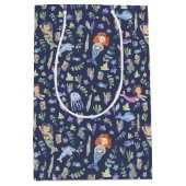 Sac Cadeau Moyen Mermaids magiques Aquarelle moderne (Devant)