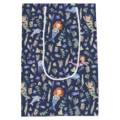 Sac Cadeau Moyen Mermaids magiques Aquarelle moderne (Dos)