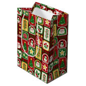 Sac Cadeau Moyen Merry and Bright Christmas (Dos Angle)