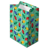 Sac Cadeau Moyen Merry & Bright Lights  (Dos Angle)