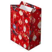 Sac Cadeau Moyen Merry Christmas Gift Bag (Dos Angle)
