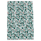 Sac Cadeau Moyen Merry Holly Days (Dos)