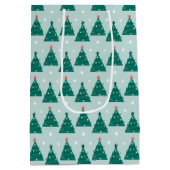 Sac Cadeau Moyen Merry Holly Days Christmas Tree  (Dos)