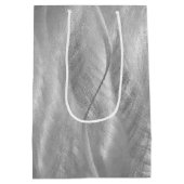 Sac Cadeau Moyen Métal argenté Abstrait (Dos)