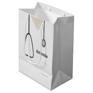 Sac Cadeau Moyen MGB Blanc Médicale Scruts
