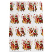 Sac Cadeau Moyen Mice de Noël (Dos)