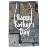 Sac Cadeau Moyen Michigan Petoskey Stone Fête des pères (Devant)