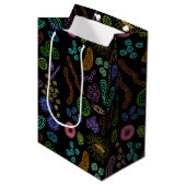 Sac Cadeau Moyen Microbes (Devant Angle)