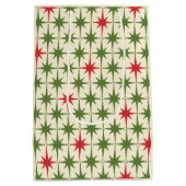 Sac Cadeau Moyen Mid Century Moderne Rétro Démarrage de Noël (Dos)