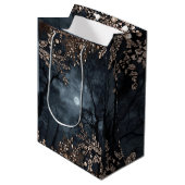 Sac Cadeau Moyen Midnight Crystal  (Devant Angle)