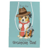 Sac Cadeau Moyen Mini American Shepherd Dad (Dos)