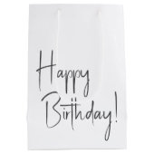 Sac Cadeau Moyen Mini-genre Neutre Joyeux anniversaire (Dos)