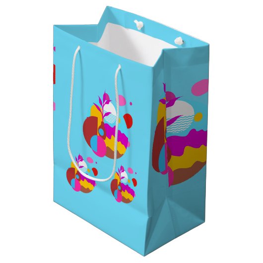 Sac Cadeau Moyen Minimaliste Propre ADVcreators Article35 (Devant Angle)
