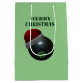 Sac Cadeau Moyen Minimalists Bows Joyeux Noël, (Dos)