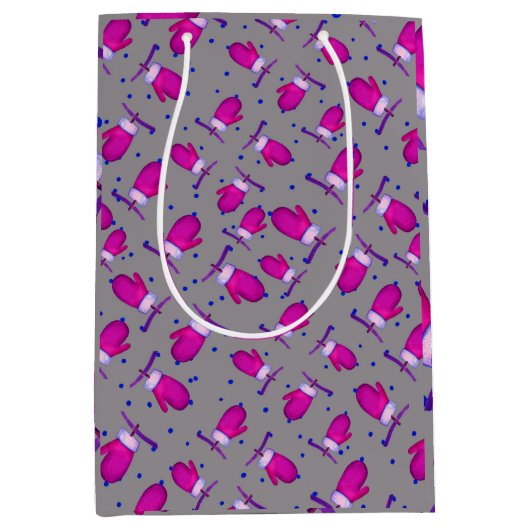 Sac Cadeau Moyen Mittens retro_gray (Devant)