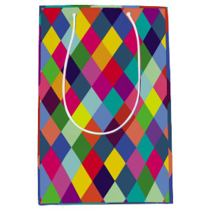 Sac Cadeau Moyen Mode motif Colorful - Housse de printemps moderne