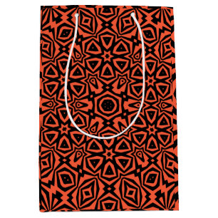 Sac Cadeau Moyen Mode Vintage géométrique motif
