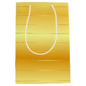 Sac Cadeau Moyen Modèle moderne élégant de style doré tendance pers (Devant)