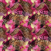 Sac Cadeau Moyen Modern pink and gold leopard skin gift wrap