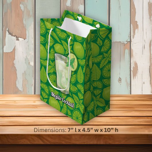 Sac Cadeau Moyen Mojito