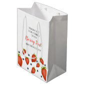 Sac Cadeau Moyen Mon Berry premier anniversaire (Devant Angle)