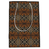 Sac Cadeau Moyen Monarque Papillon Aile Fermer Répéter Motif (Devant)