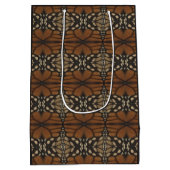 Sac Cadeau Moyen Monarque Papillon Aile Fermer Répéter Motif (Dos)